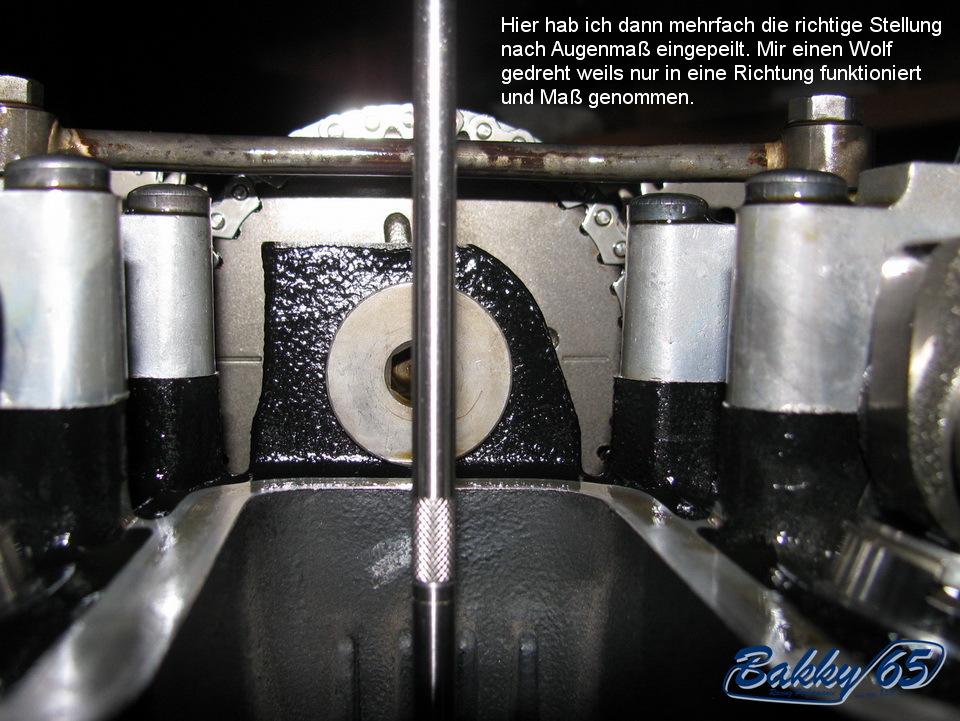 04 KW -0,07mm Hub nach OT ZR steht OK - Ansicht von rechts