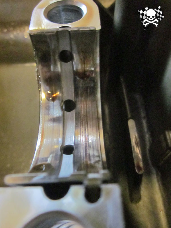 123k service Lagerschale eingelaufen