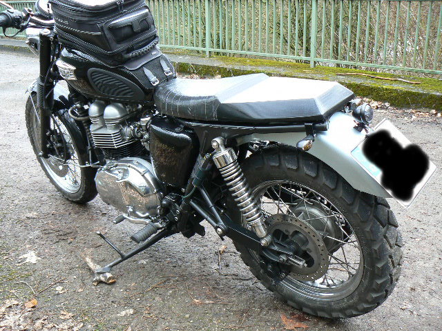 Scrambler neue Heckansicht