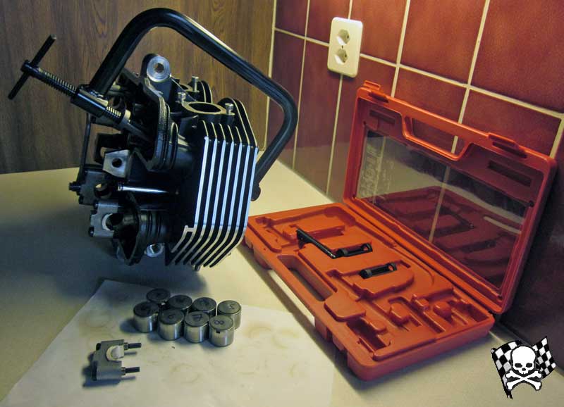 Ventilspanner im Einsatz