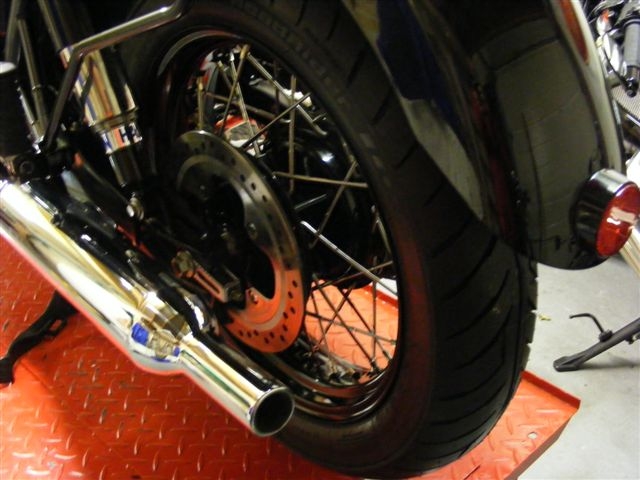 Nochmals schwarze hinterrad felge