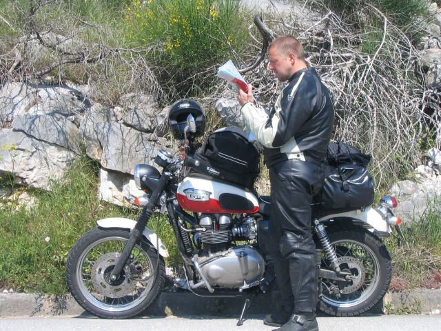 Die erste größere Tour der Scrambler