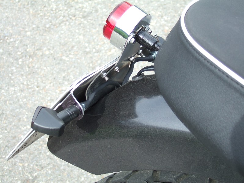 Rücklich mit Eigenbauhalter