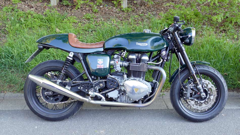 Kennes Thruxton british racing green